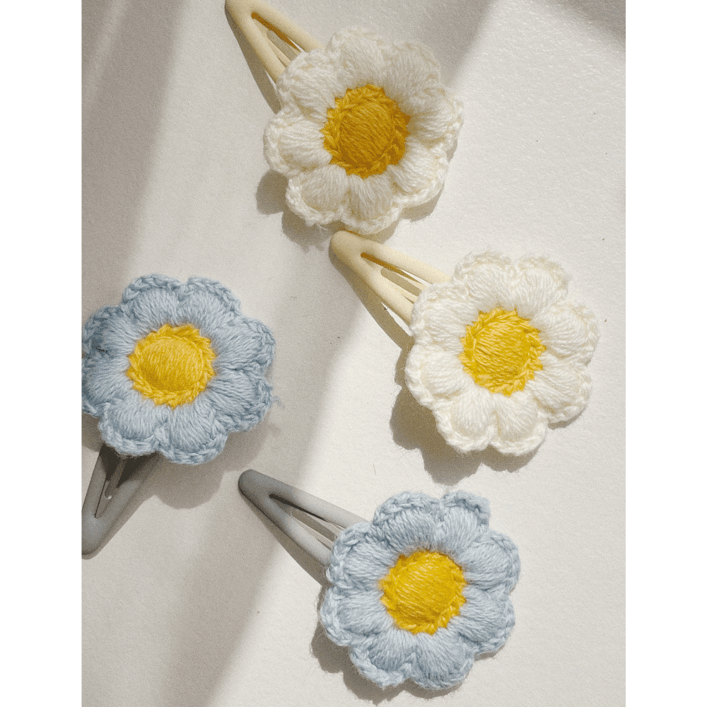 Konges Sløjd / 4 pak hårspænder / Daisy — billede 1