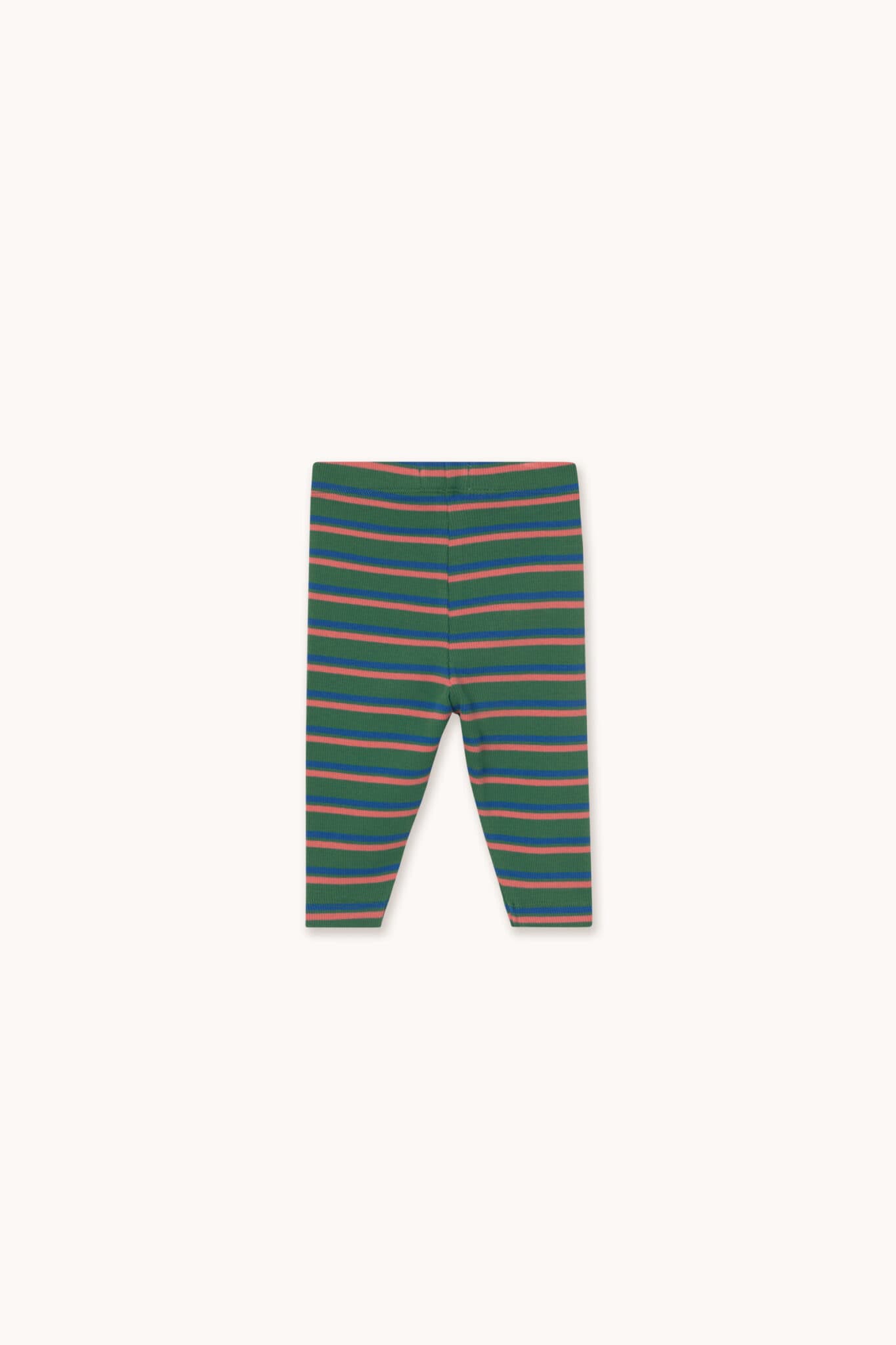 Tiny Cottons / Duo Stripes Rib Baby bukser / Grøn — billede 1