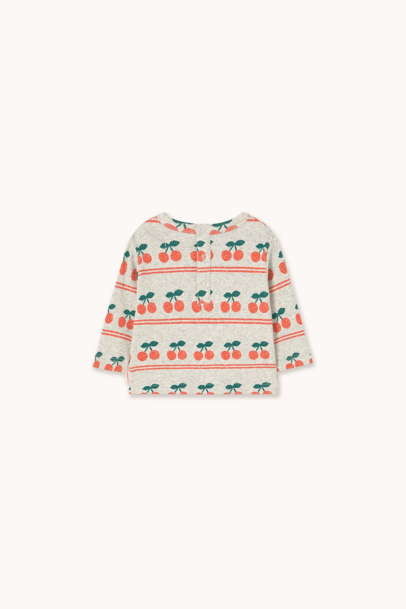 Tiny Cottons / Cherry Pattern Rib Baby bluse — billede 2