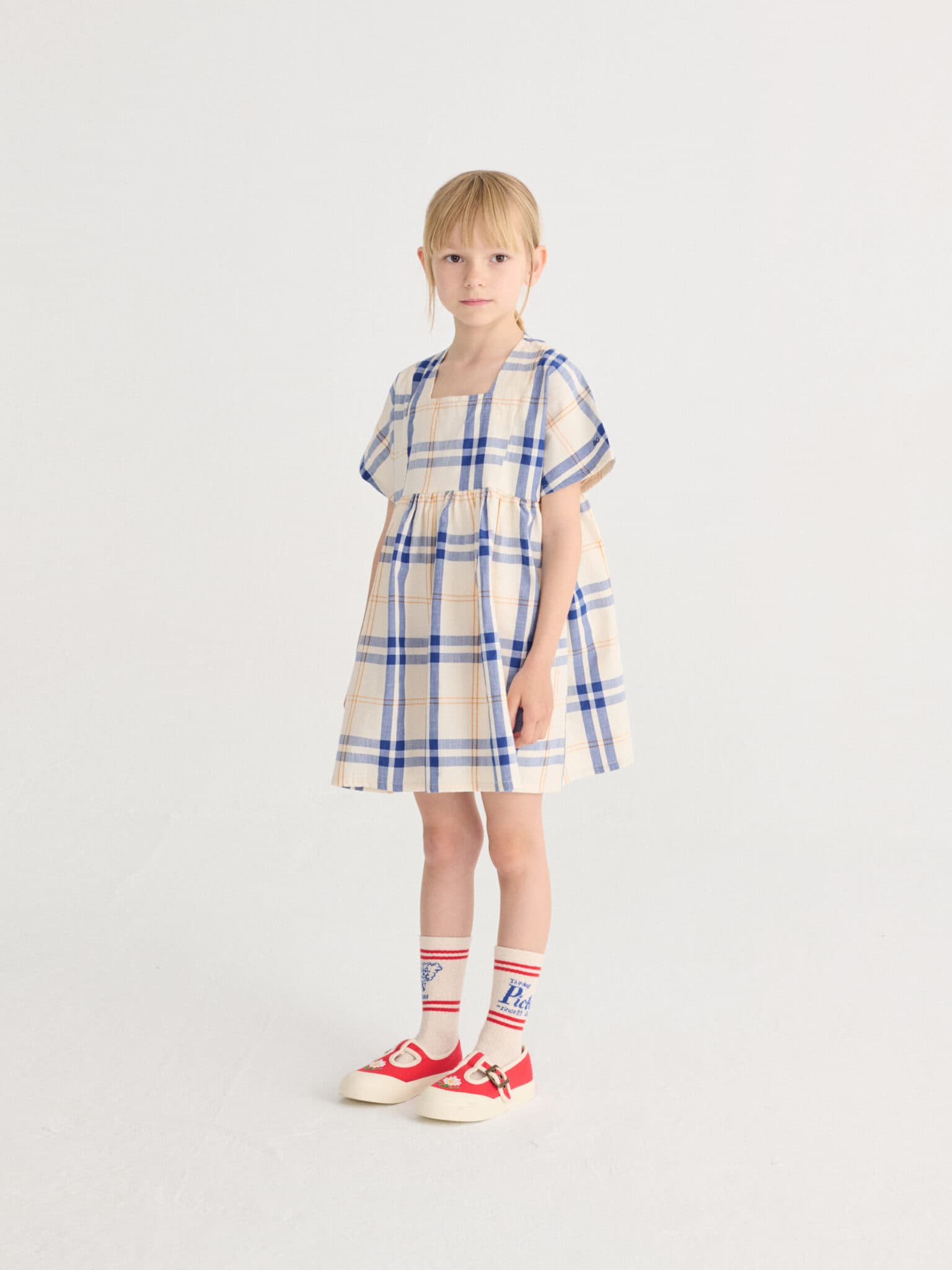 Bobo Choses / Fun Tartan woven dress