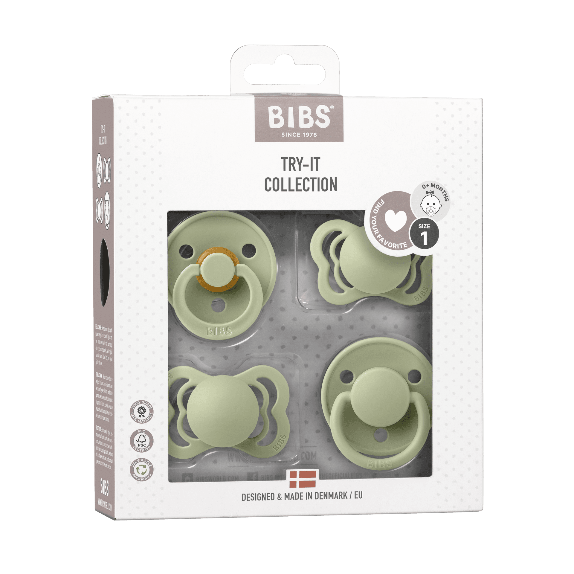 BIBS Try-It Collection Sage — billede 1