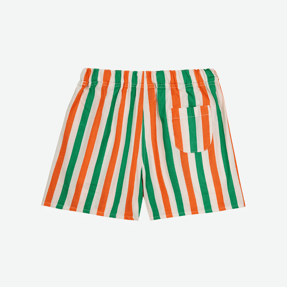 Bobo Choses / Stribede Shorts / orange grøn — billede 2