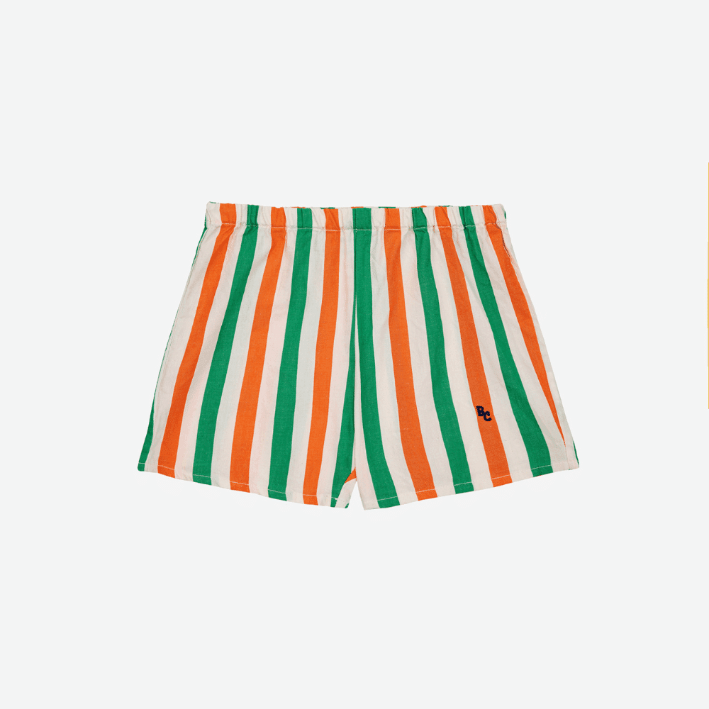Bobo Choses / Baby Stribede Shorts / orange grøn — billede 1