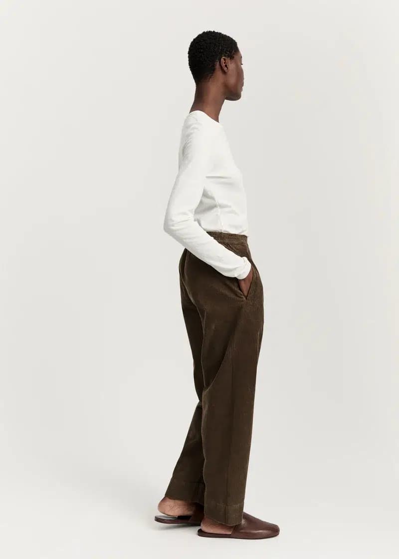 Aiayu / Coco Pant Corduroy / Bark — billede 6