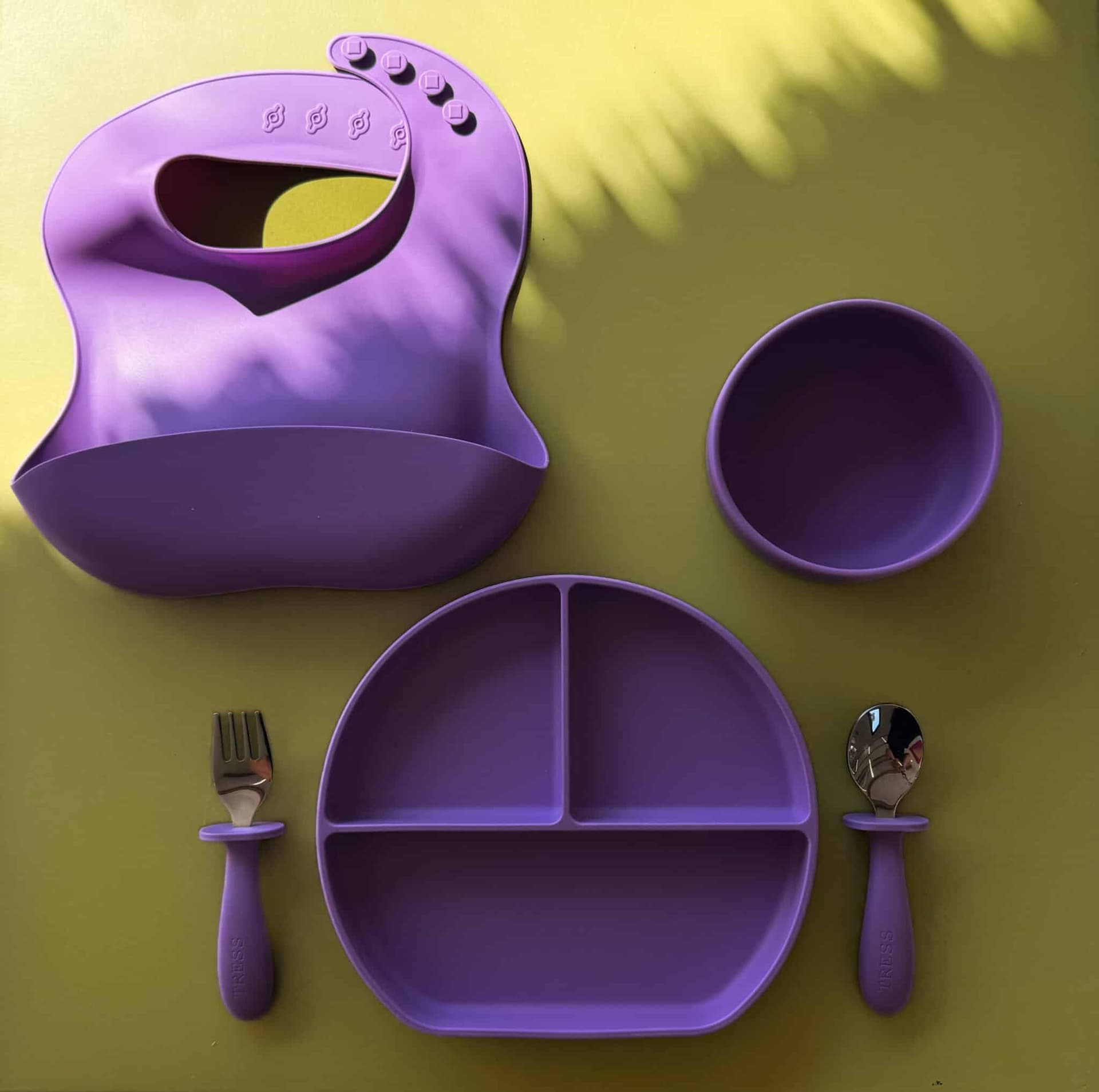 Tress Tableware / Ske og gaffel / lilla