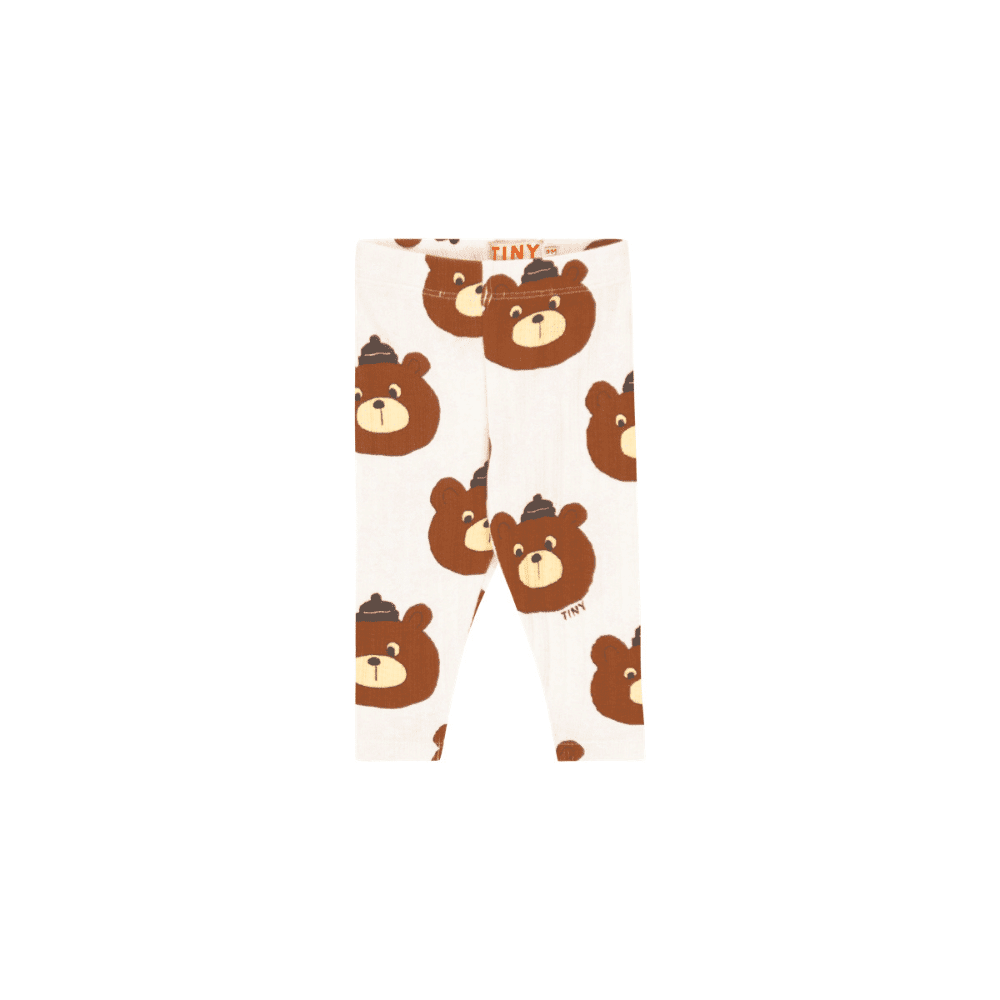 Tiny Cottons / Baby Rib Leggings / Bjørne — billede 1