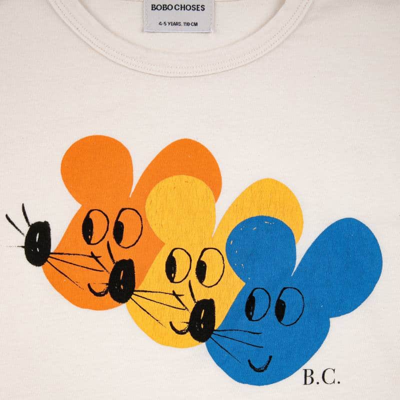 Bobo Choses / Multicolor Mouse long sleeve t-shirt