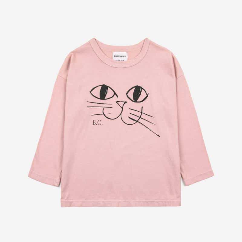Bobo Choses / Smiling Cat long sleeve t-shirt