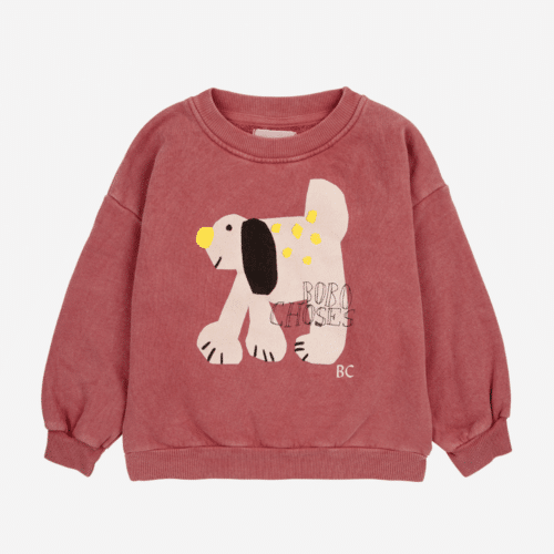 Bobo Choses sweatshirt hund bordeaux