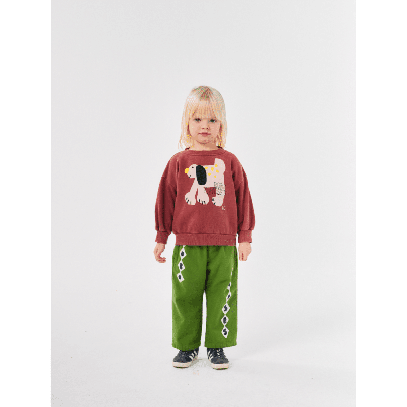 Bobo Choses sweatshirt hund bordeaux