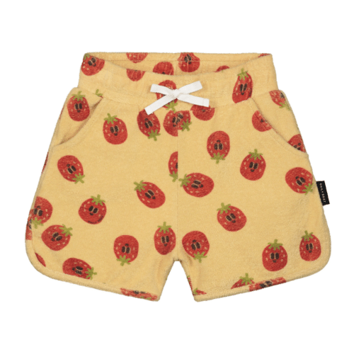 daily brat frotté shorts very berry