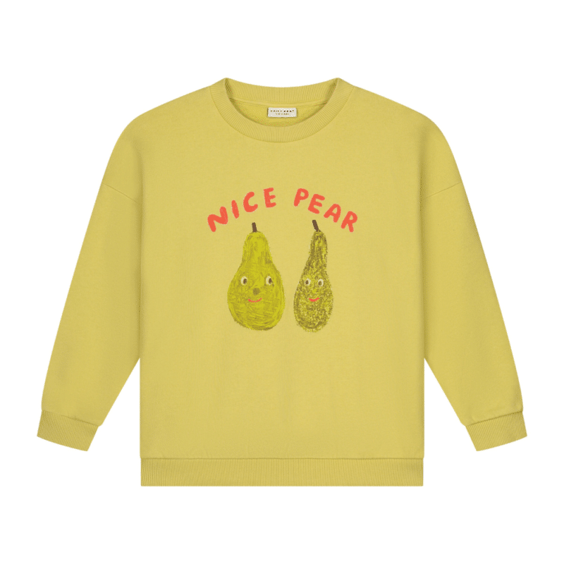 Daily Brat Nice pear sweatshirt lemonade