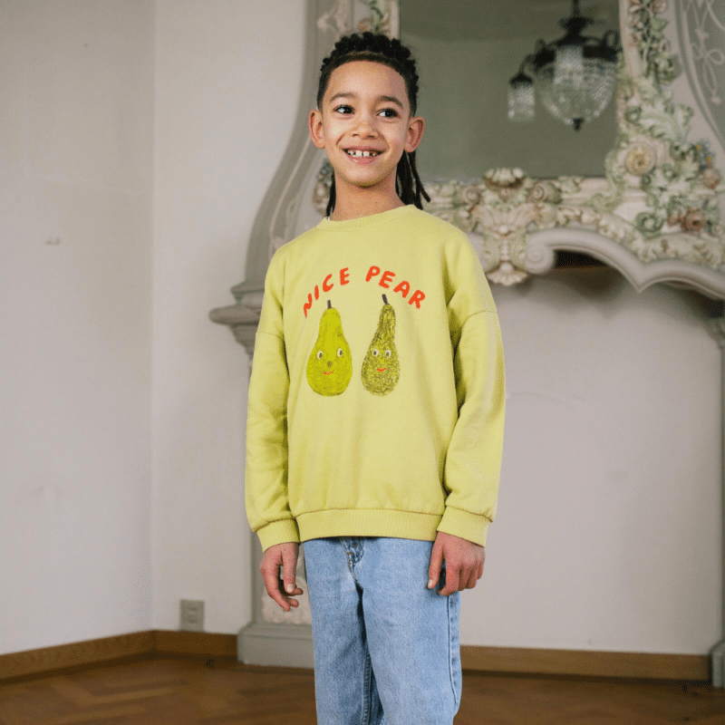 Daily Brat Nice pear sweatshirt lemonade