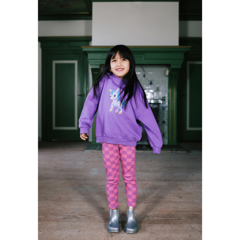 Daily Brat enhjørning sweatshirt lavender