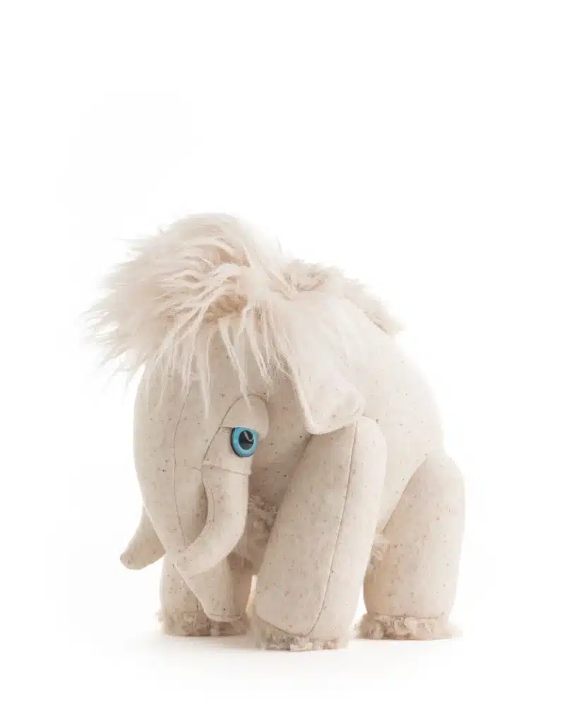 Big Stuffed small mammut albino