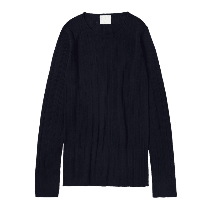 FUB Woman uld rib bluse dark navy