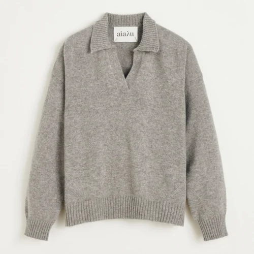 Aiayu Optica Sweater Pure Soil