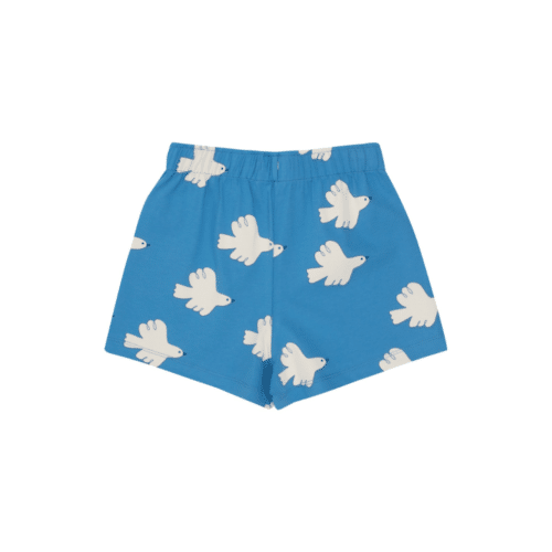 Tiny cottons shorts blå med duer. Doves shorts azure.