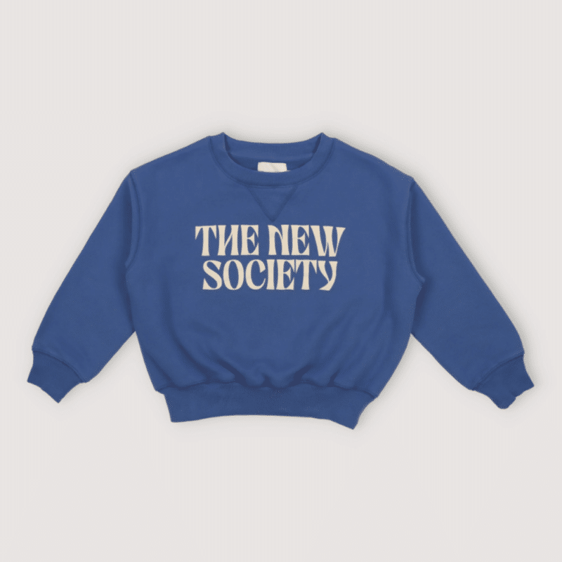 The new society sweatshirt blå artic