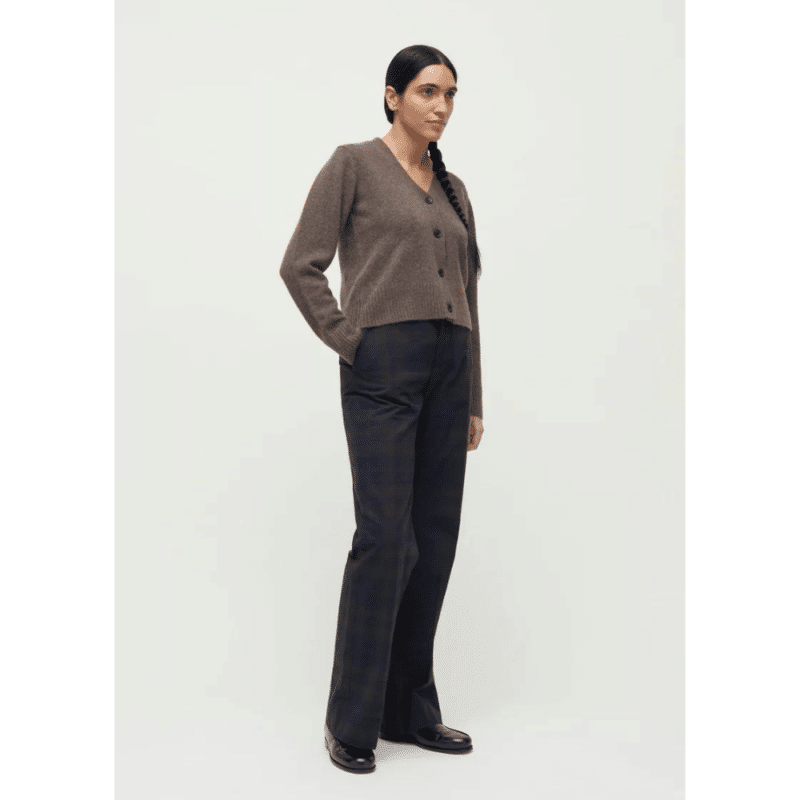 aiayu ingrid cashmere sweater dark brown