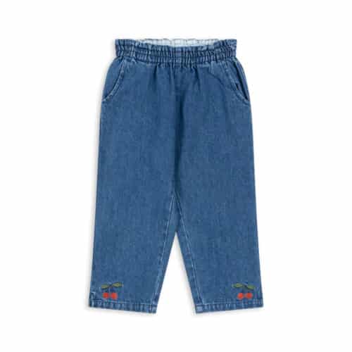 Konges Sløjd Magot frill denim bukser med cherry