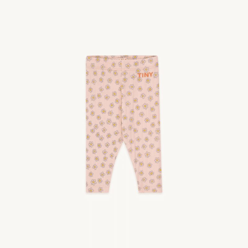 Tiny Cottons leggings baby margueritter lyserød