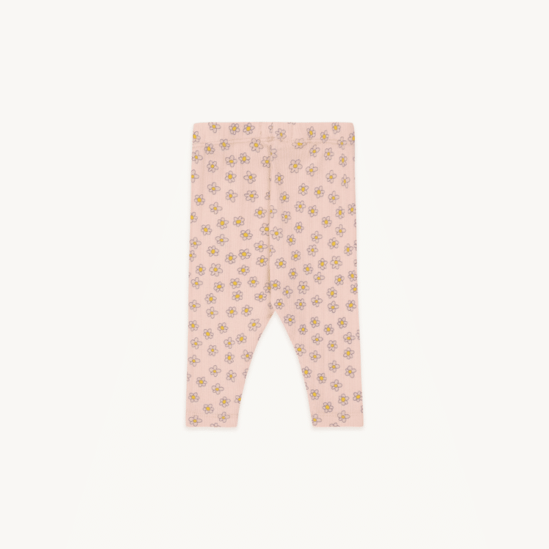 Tiny Cottons leggings baby margueritter lyserød